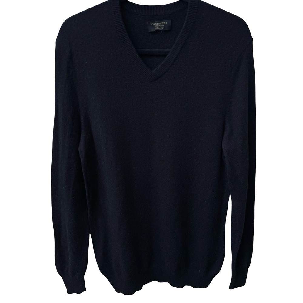 Club Room Luxury 100% Cashmere Quiet Luxury Old Money Minimalist Sweater Mens M